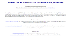 Desktop Screenshot of jevicko.org