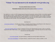 Tablet Screenshot of jevicko.org